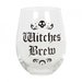 Pahar de vin negru Witches Brew 12.2 cm